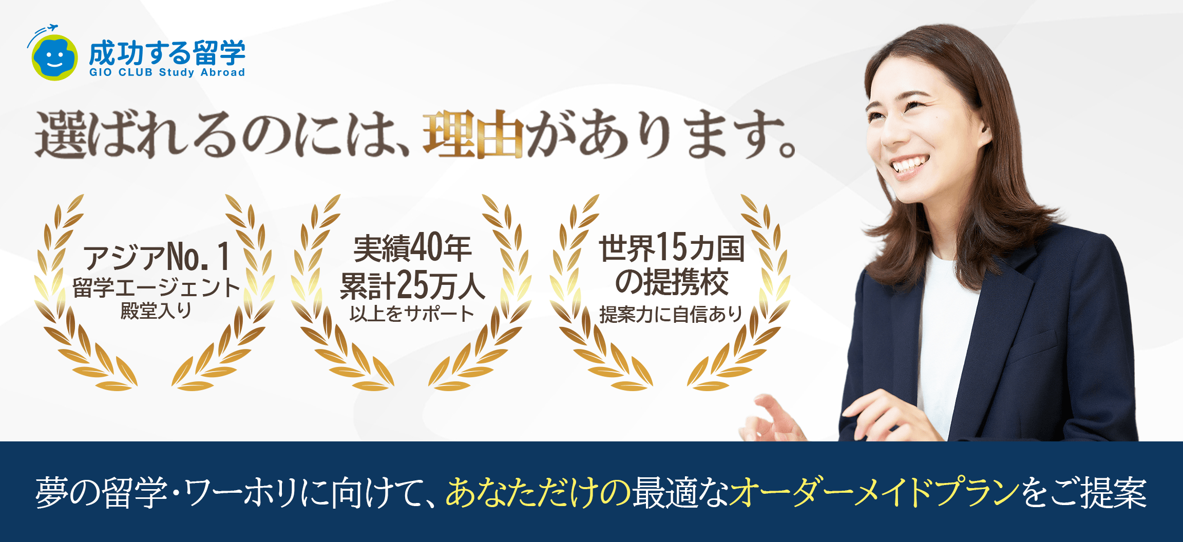 成功する留学の特徴を解説する画像