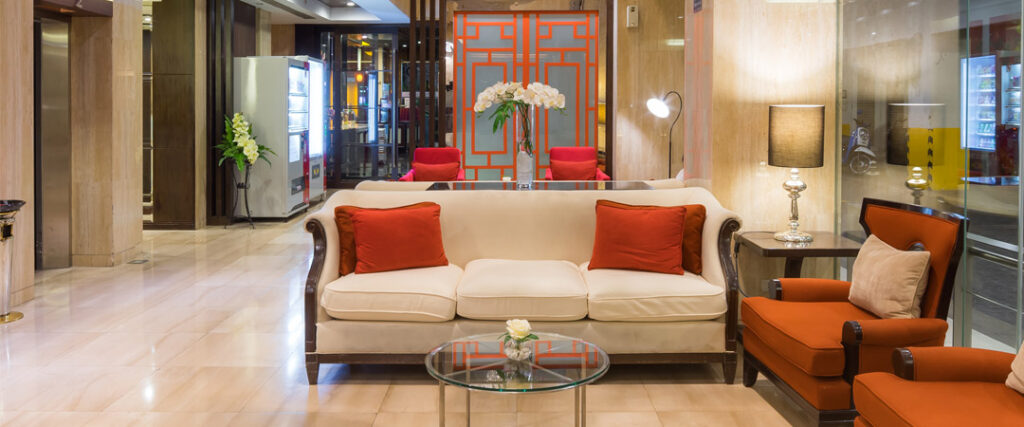 IHバンコク提携FuramaXclusive Asokeのロビーラウンジ