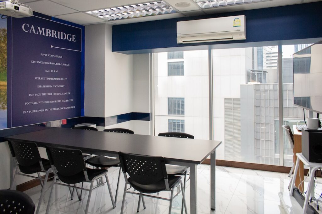International House Bangkokの教室内観