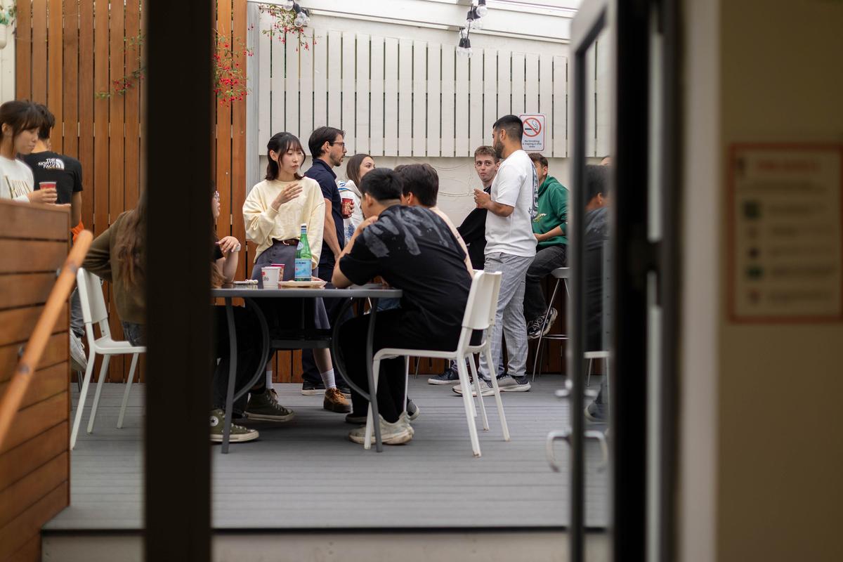 ATC Bray パティオでの交流