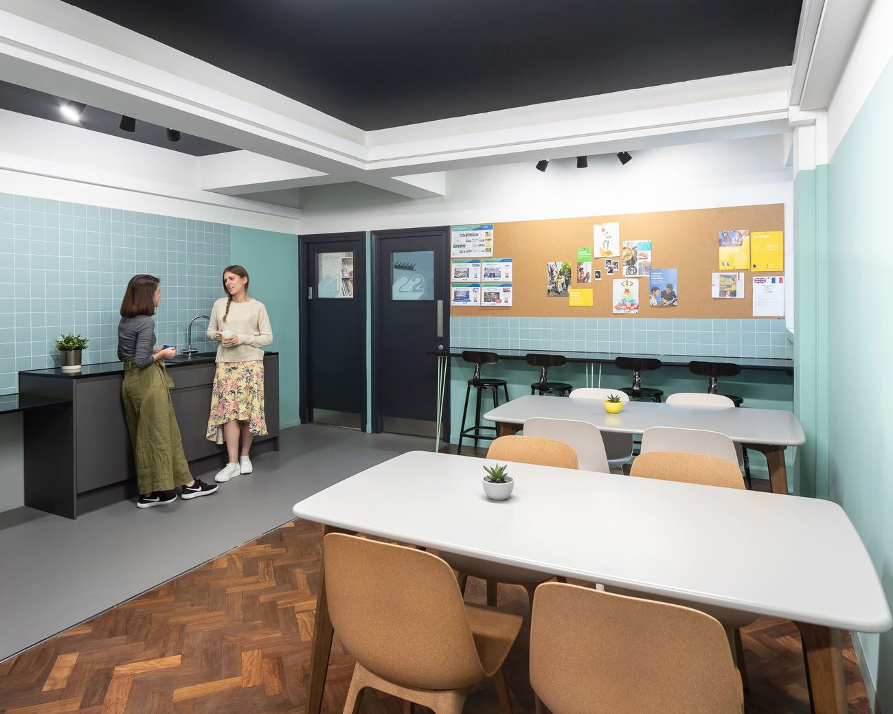 Bayswater London の学生用キッチン・共用エリア