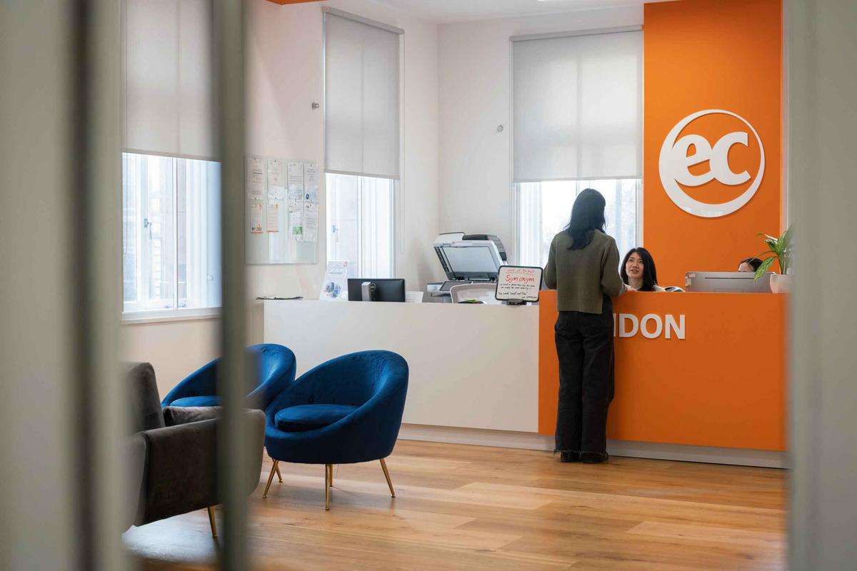EC London 受付(イズリントン・エンジェル校)
